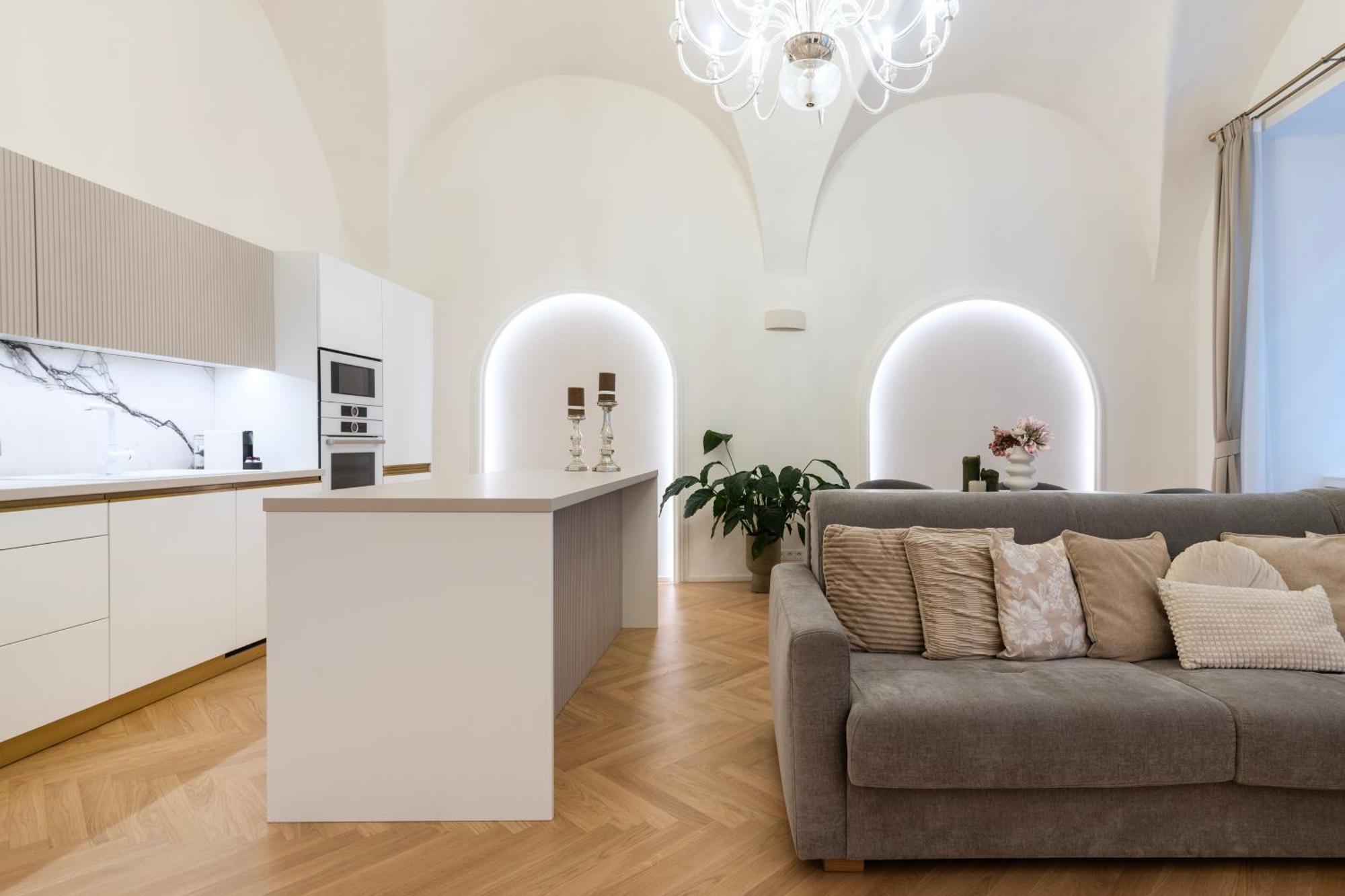 Arch Iv. Apartment Praha Bagian luar foto