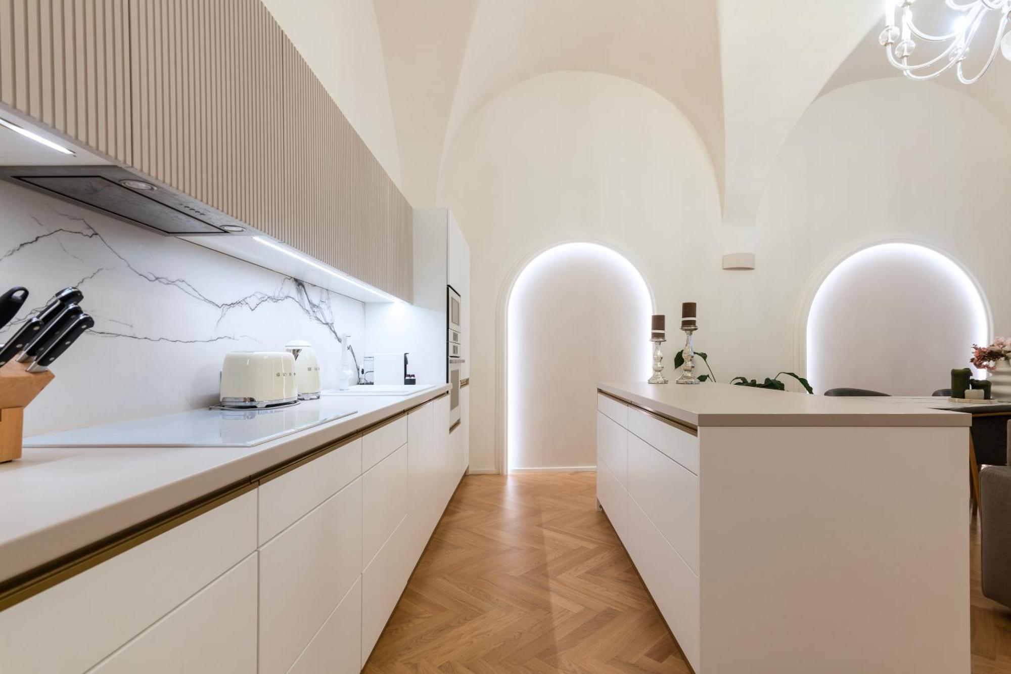 Arch Iv. Apartment Praha Bagian luar foto